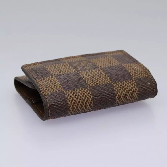 LOUIS VUITTON Damier Ebene Cuffs Cuff Case LV Auth 114634 - Picture 6 of 16